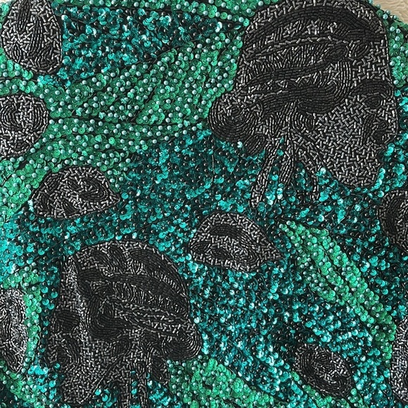 RARE Beaded Indian Head Sequined Jacket - Picture 8 of 17